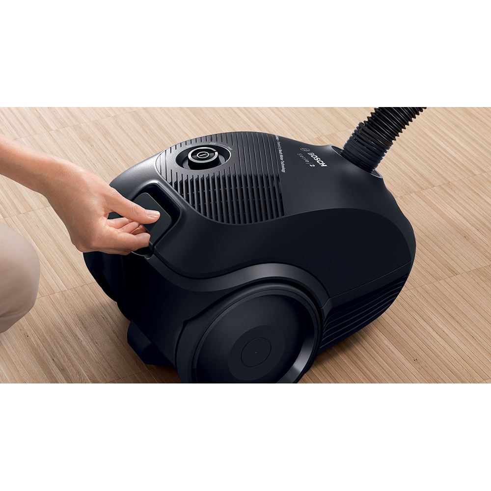 Aspirator cu sac BOSCH Seria 2 BGLS2BA1, 3.5l, 600W, 80dB, negru
