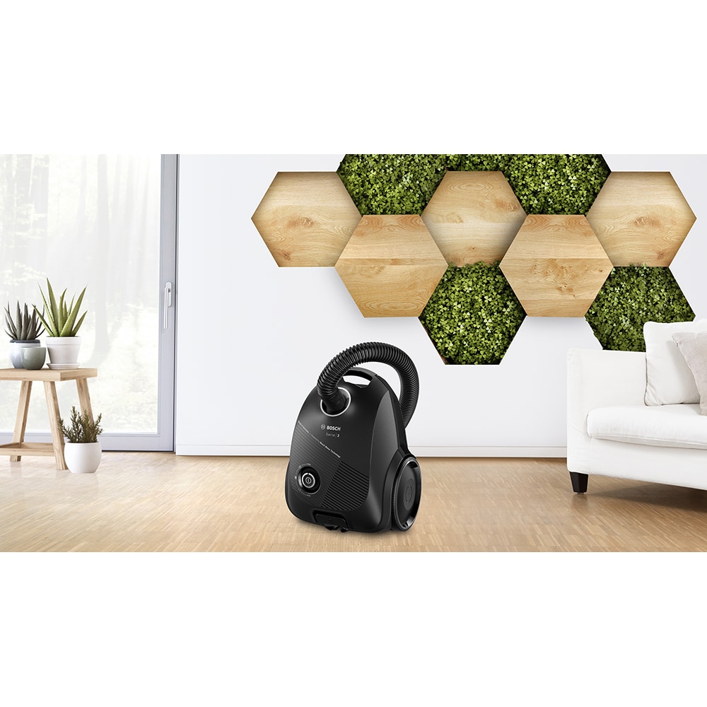 Aspirator cu sac BOSCH Seria 2 BGLS2BA1, 3.5l, 600W, 80dB, negru