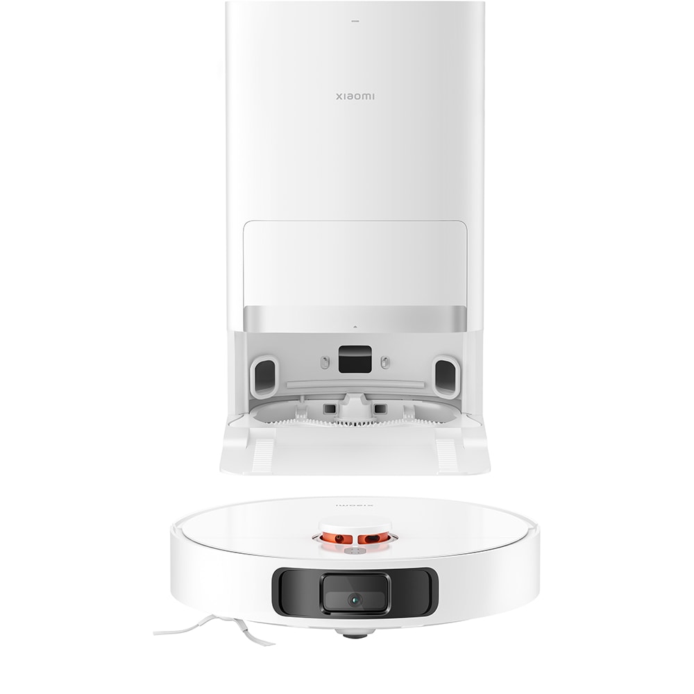 Aspirator robot XIAOMI X20+ BHR8124EU, 0.35l, autonomie max 140 min, Wi-Fi, functie mop, alb-argintiu