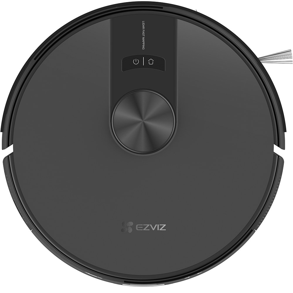 Aspirator robot EZVIZ RE4, 0.35l, 24.1V, autonomie max 240 min, Wi-Fi, functie mop, negru