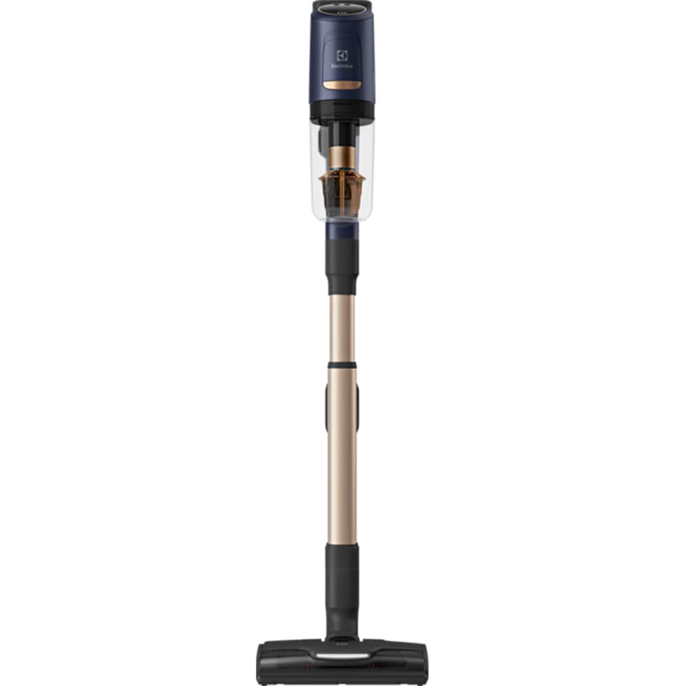 Aspirator vertical ELECTROLUX Seria 800 EP81B25WET, 0.4l, 25.2V, autonomie max 60 min, albastru inchis-auriu