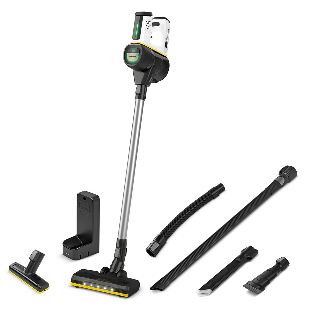 Aspirator vertical KARCHER VC 7 Cordless Your Max Car, 0.8l, 25.2V, autonomie max 60 min, alb-argintiu