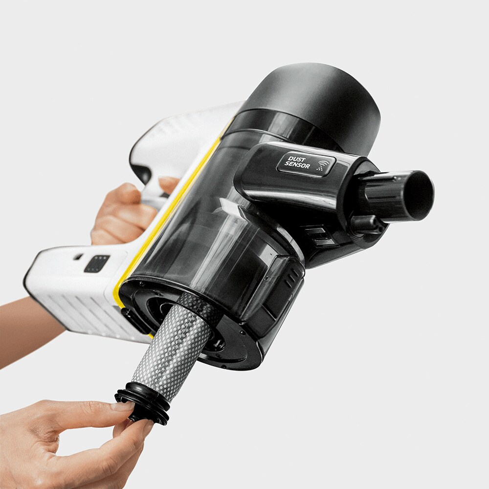 Aspirator vertical KARCHER VC 7 Cordless Your Max Car, 0.8l, 25.2V, autonomie max 60 min, alb-argintiu