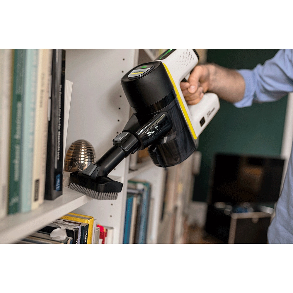 Aspirator vertical KARCHER VC 7 Cordless Your Max Car, 0.8l, 25.2V, autonomie max 60 min, alb-argintiu