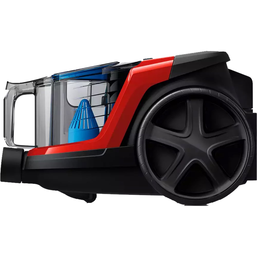 Aspirator fara sac PHILIPS PowerPro Compact FC9330/09, 1.5l, 900W, 76dB, rosu-negru
