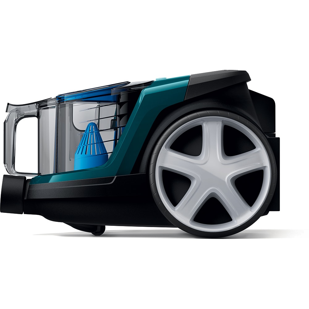 Aspirator fara sac PHILIPS PowerPro Compact FC9334/09, 1.5l, 900W, 76dB, verde-negru