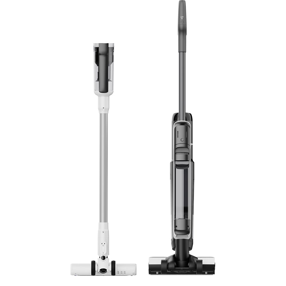 Aspirator vertical cu spalare TINECO Floor One Switch S6 Pet FW301400FR, 0.5l, 21.6V, autonomie max 40 min, alb-negru