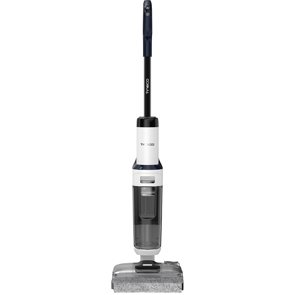 Aspirator vertical cu spalare TINECO S5 Stretch Extreme FW412500DE, 0.8l, 21.6V, autonomie max 40 min, alb-negru