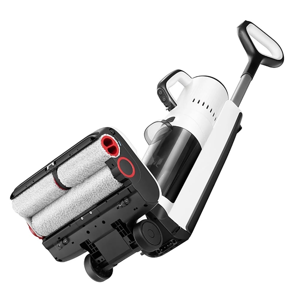 Aspirator vertical ROBOROCK Dyad Pro Combo H1C1A0101, 0.45l, 21.6V, pana la 60 min, alb-negru
