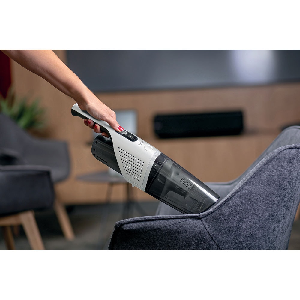 Aspirator vertical HISENSE Hi-Style II HVC5232W, 0.5l, 21.6V, autonomie max 60 min, alb-negru