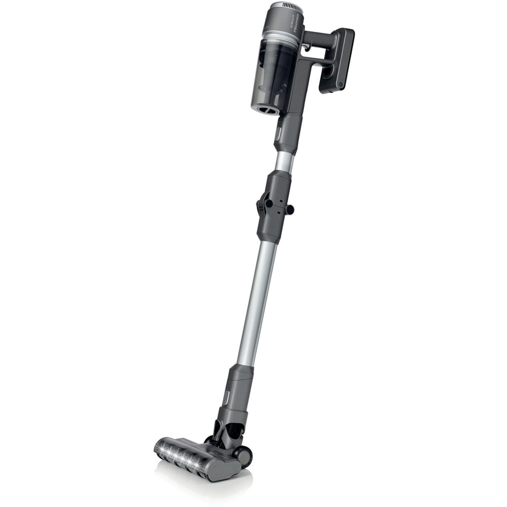 Aspirator vertical HISENSE Hi-Move IV HVC6464A, 0.5l, 25.2V, autonomie max 60 min, gri inchis-argintiu