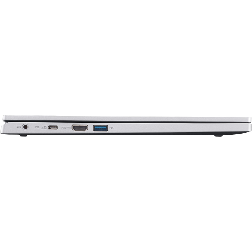 Laptop ACER Aspire 3 A315-24P-R9WY, AMD Ryzen 5 7520U pana la 4.3GHz, 15.6" Full HD, 16GB, SSD 512GB, AMD Radeon 610M Graphics, Free Dos, argintiu