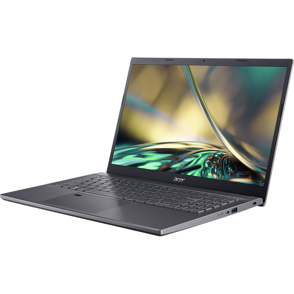 Laptop ACER Aspire 5 A515-47-R1KF, AMD Ryzen 7 5825U pana la 4.5GHz, 15.6" Full HD, 16GB, SSD 1TB, AMD Radeon Graphics, Free DOS, gri inchis