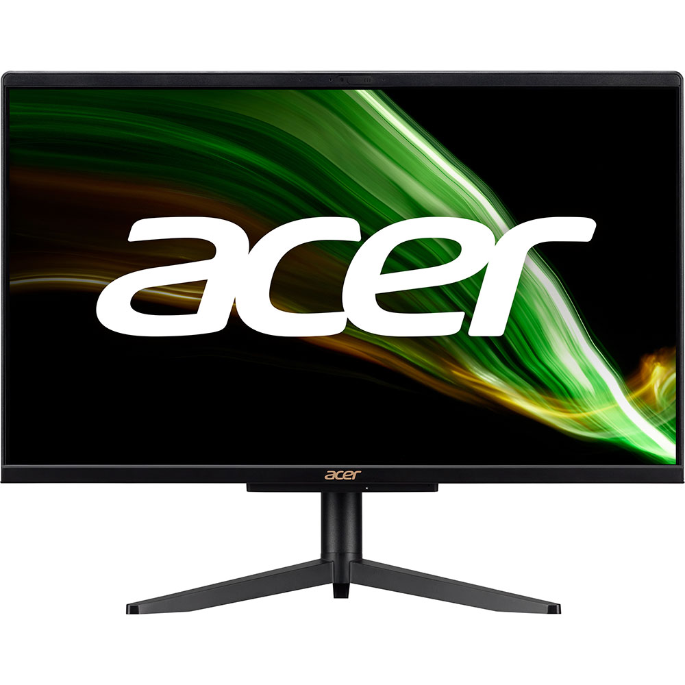 Sistem PC All in One ACER Aspire C22-1600, Intel Pentium N6005 pana la 3.3GHz, 21.5" Full HD, 8GB, SSD 256GB, Intel UHD Graphics, Free DOS, negru