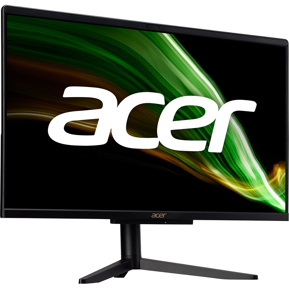 Sistem PC All in One ACER Aspire C22-1600, Intel Pentium N6005 pana la 3.3GHz, 21.5" Full HD, 8GB, SSD 256GB, Intel UHD Graphics, Free DOS, negru