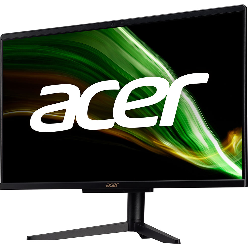 Sistem PC All in One ACER Aspire C22-1600, Intel Pentium N6005 pana la 3.3GHz, 21.5" Full HD, 8GB, SSD 256GB, Intel UHD Graphics, Free DOS, negru