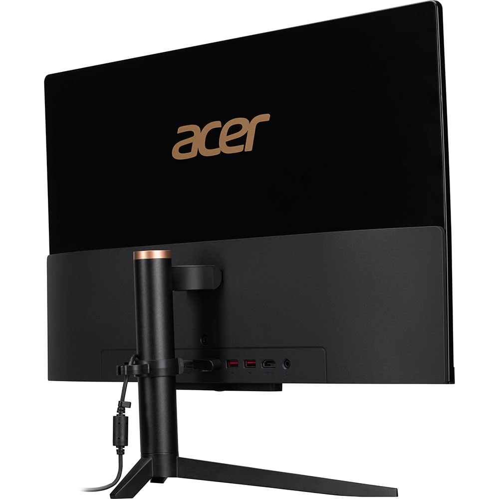 Sistem PC All in One ACER Aspire C22-1600, Intel Pentium N6005 pana la 3.3GHz, 21.5" Full HD, 8GB, SSD 256GB, Intel UHD Graphics, Free DOS, negru