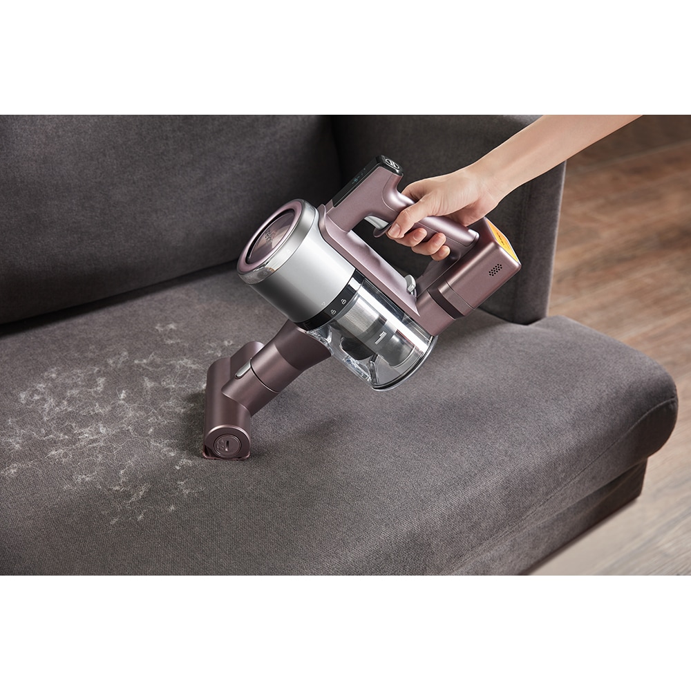 Aspirator vertical EUREKA AK10 PRO, 0.65l, 29.6V, autonomie max 60min, iluminare LED, mov-argintiu