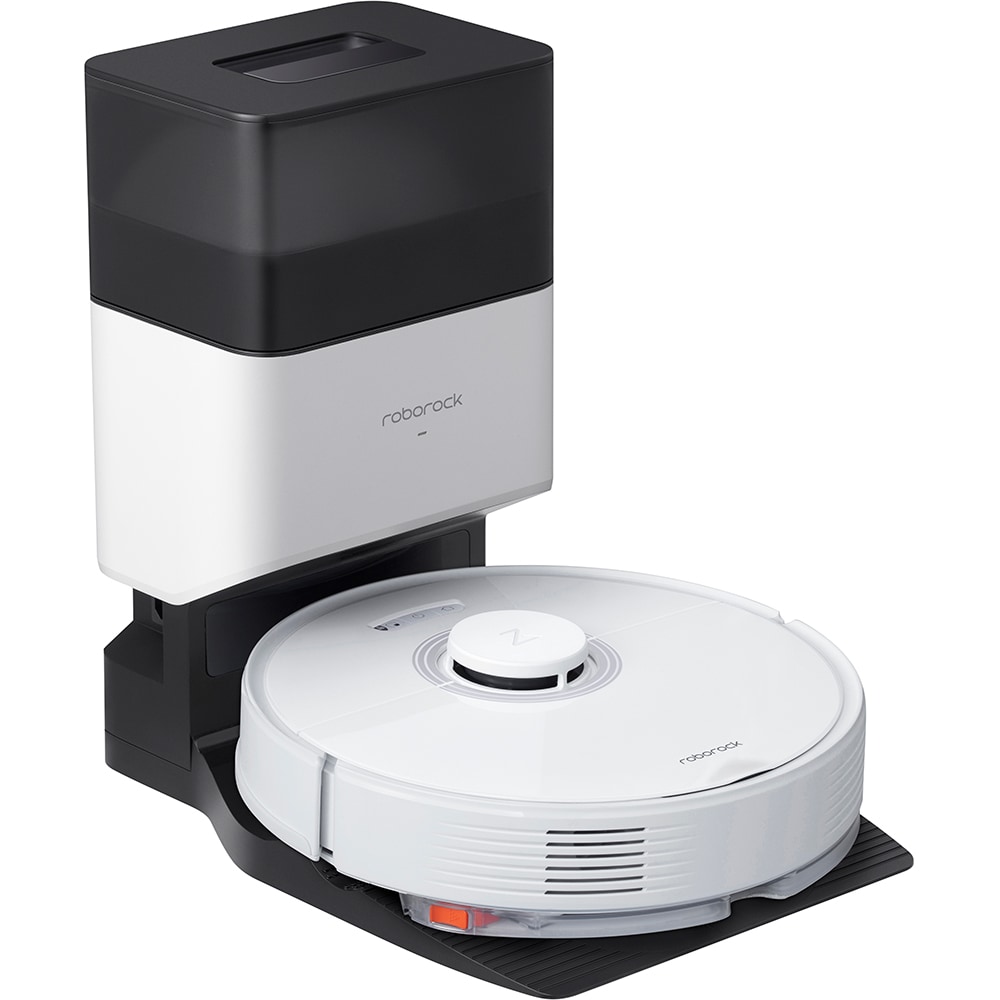 Aspirator robot ROBOROCK Q7 Max Plus, 0.46l, 14.4V, autonomie max 180 min, Wi-Fi, Navigare Lidar, functie mop, alb-negru