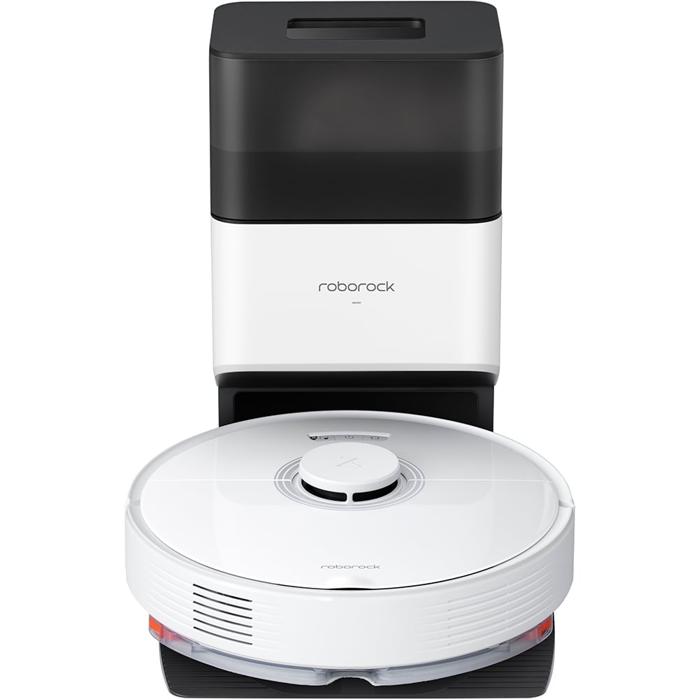 Aspirator robot ROBOROCK Q7 Max Plus, 0.46l, 14.4V, autonomie max 180 min, Wi-Fi, Navigare Lidar, functie mop, alb-negru