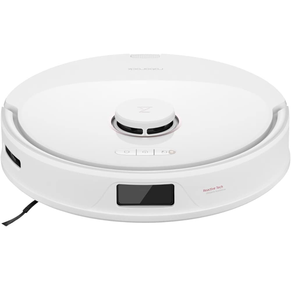 Aspirator robot ROBOROCK Q8 Max+ Q8MP0200, 0.47l, 14.4V, autonomie max 240 min, Navigare Lidar, functie mop, alb-negru