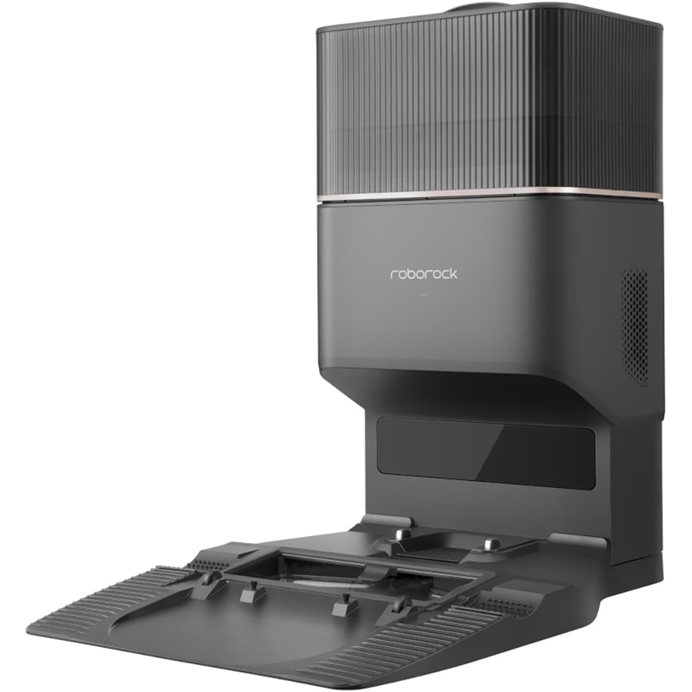 Aspirator robot ROBOROCK Q8 Max+ Q8MP5200, 0.47l, 14.4V, autonomie max 240 min, Navigare Lidar, functie mop, negru