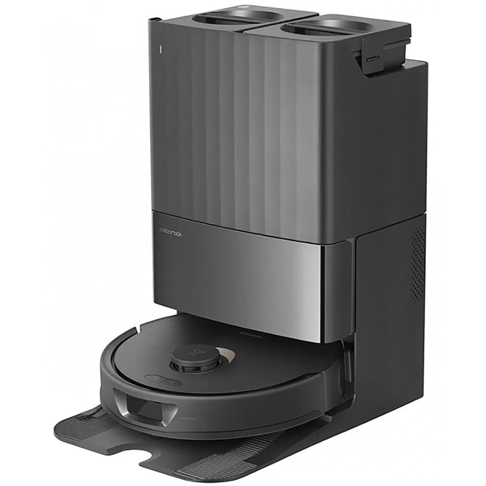 Aspirator robot ROBOROCK Q-Revo S QRS5200, 0.33l, 14.4V, autonomie max 180 min, Navigare Lidar, functie mop, negru