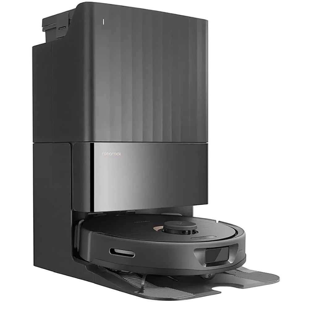 Aspirator robot ROBOROCK Q-Revo S QRS5200, 0.33l, 14.4V, autonomie max 180 min, Navigare Lidar, functie mop, negru