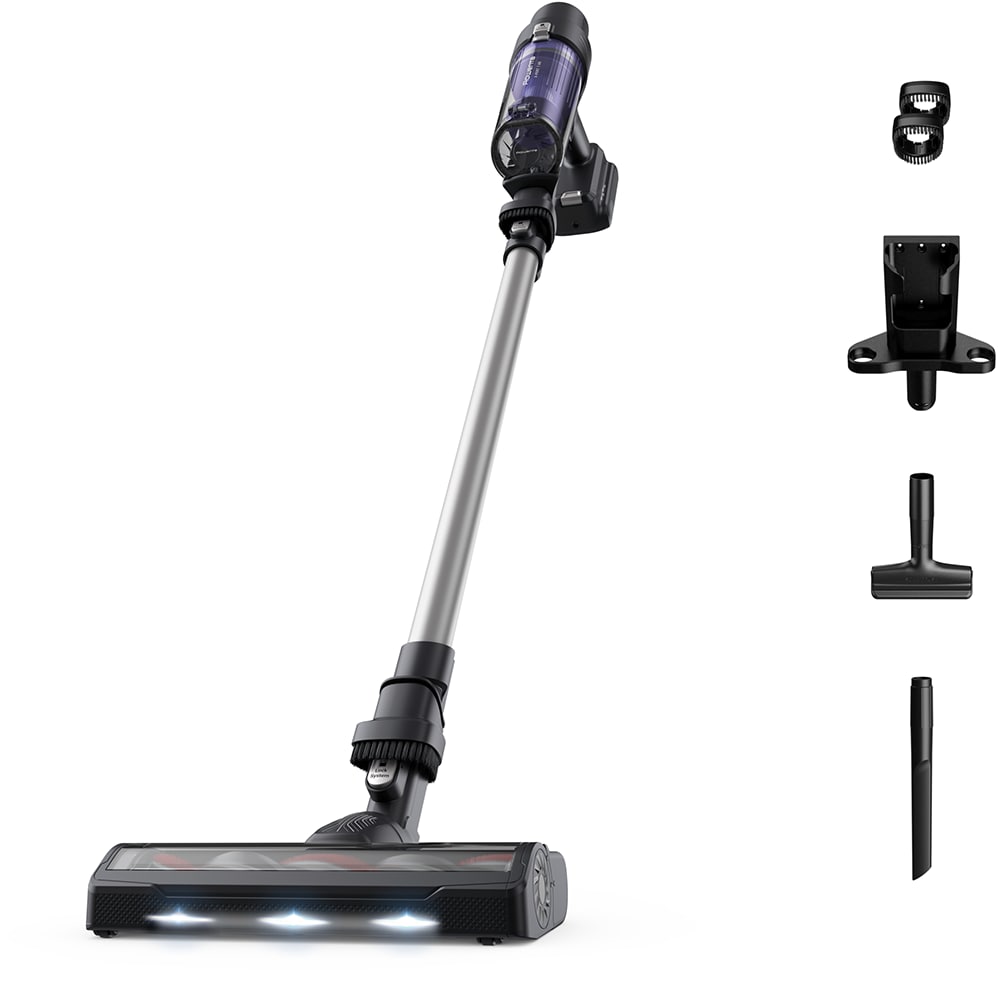 Aspirator vertical ROWENTA X-Pert 7.6 RH6A35WO, 0.44l, 18.5V, autonomie max 45 min, violet-negru
