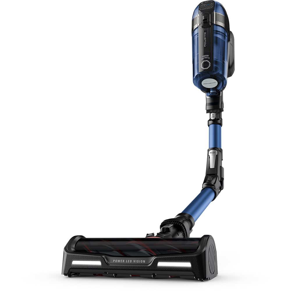 Aspirator vertical ROWENTA X-Force Flex 12.60 Aqua RH98C0WO, 0.9l, 25.2V, autonomie max 45 min, albastru-negru