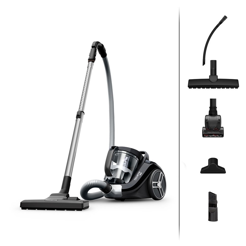 Aspirator fara sac ROWENTA Compact Power XXL RO4B75EA, 2.5l, 900W, 75dB, argintiu-negru 