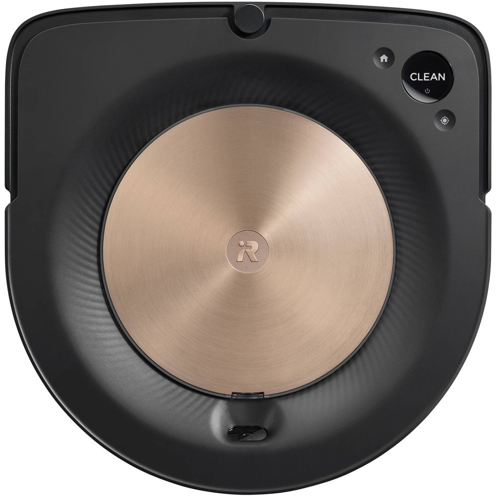 Aspirator robot IROBOT Roomba s9+, 0.55l, autonomie max 120 min, Navigatie iAdapt, 3 trepte AeroForce, negru-auriu