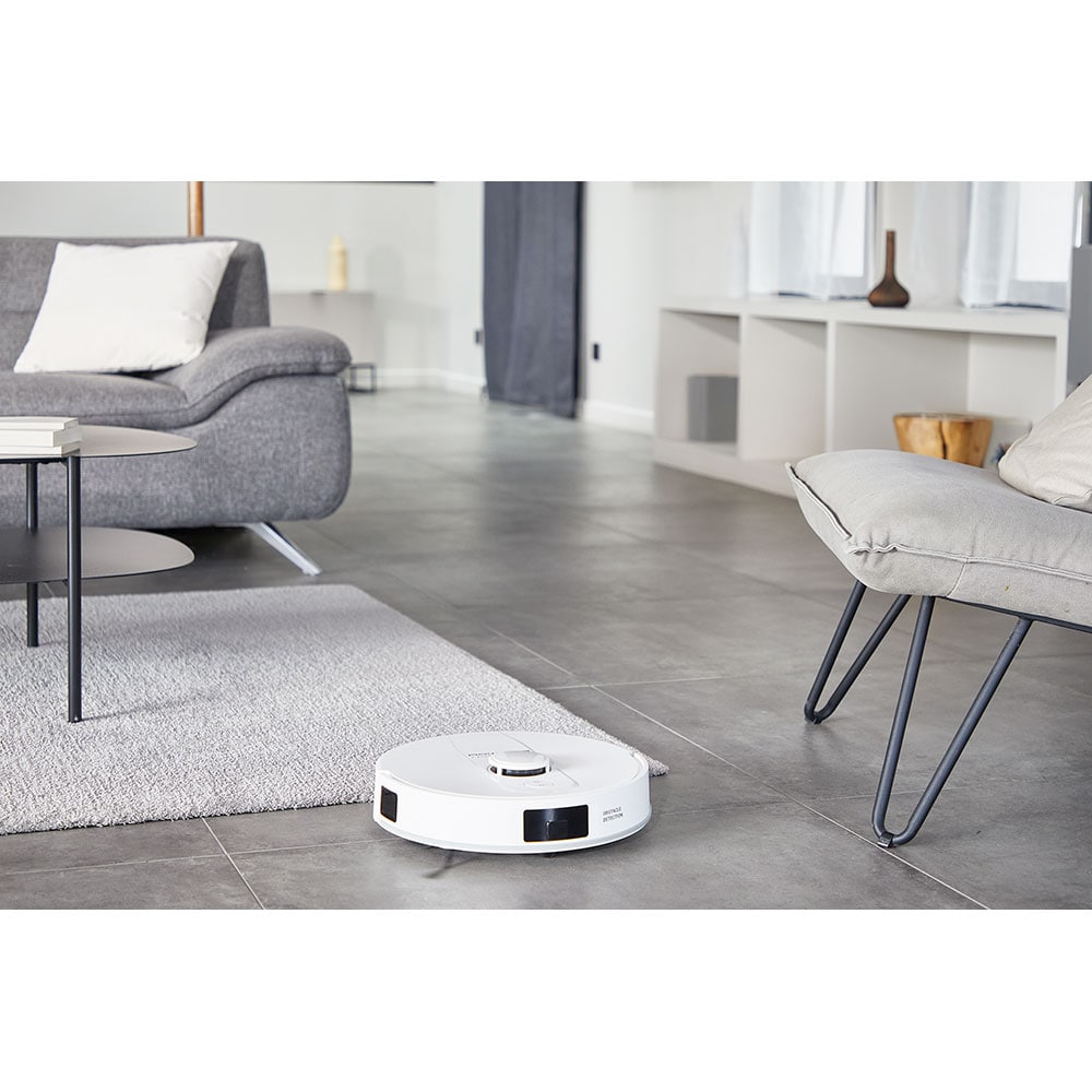 Aspirator robot ROWENTA X-Plorer Serie 140+ RR9177WH, 0.3l, 24V, autonomie max 120 min, alb-albastru
