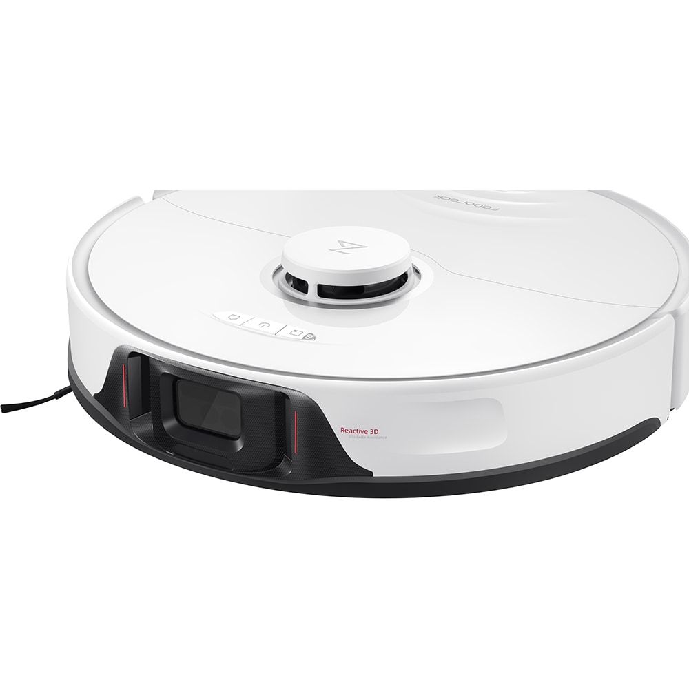 Aspirator robot ROBOROCK S8, 0.4l, 14.4V, autonomie max 180 min, Wi-Fi, Navigatie Lidar, functie mop, alb