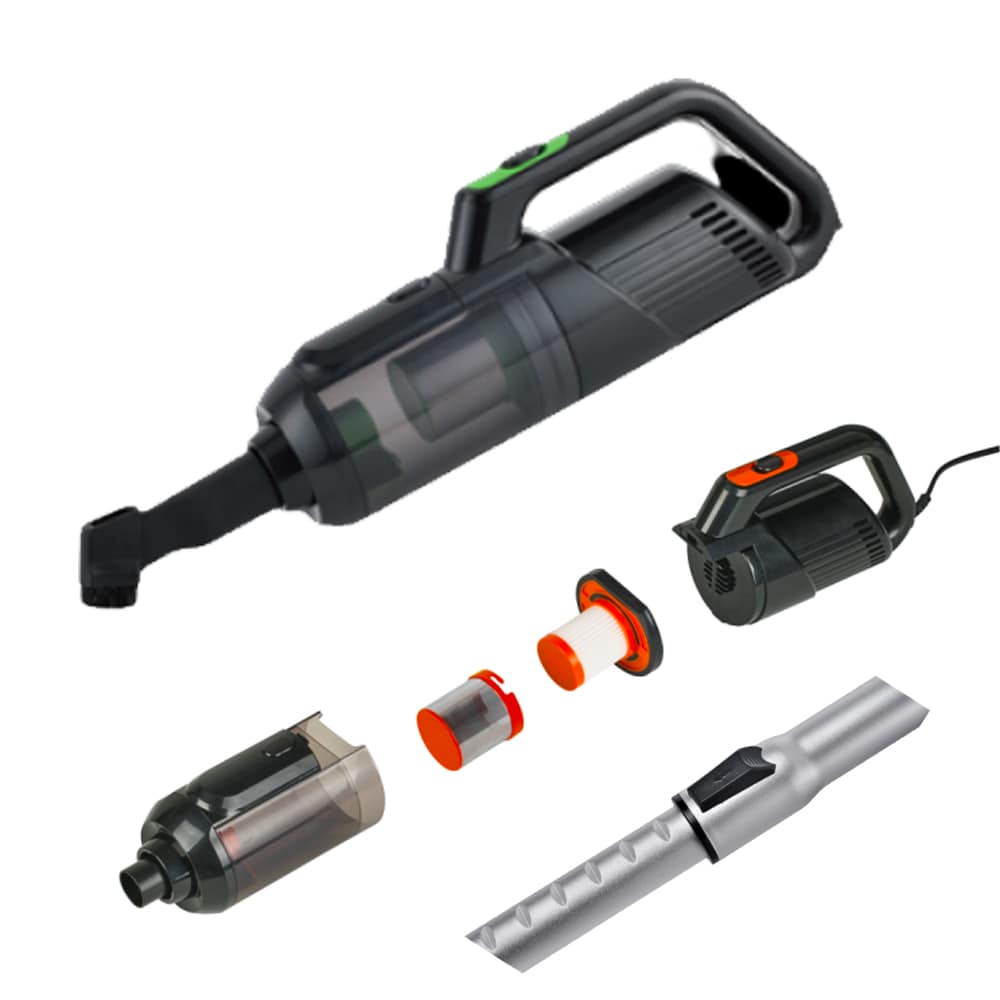 Aspirator vertical 2in1 STUDIO CASA SC2220, 0.7l, 600W, verde inchis-negru