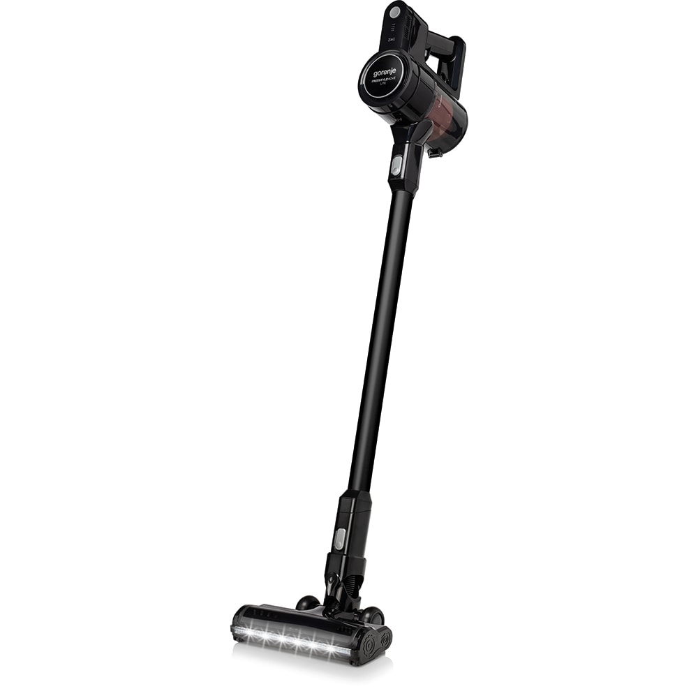 Aspirator vertical GORENJE SVC216FMLBKII, 0.5l, 21.6V, autonomie max 45 min, iluminare LED, negru 