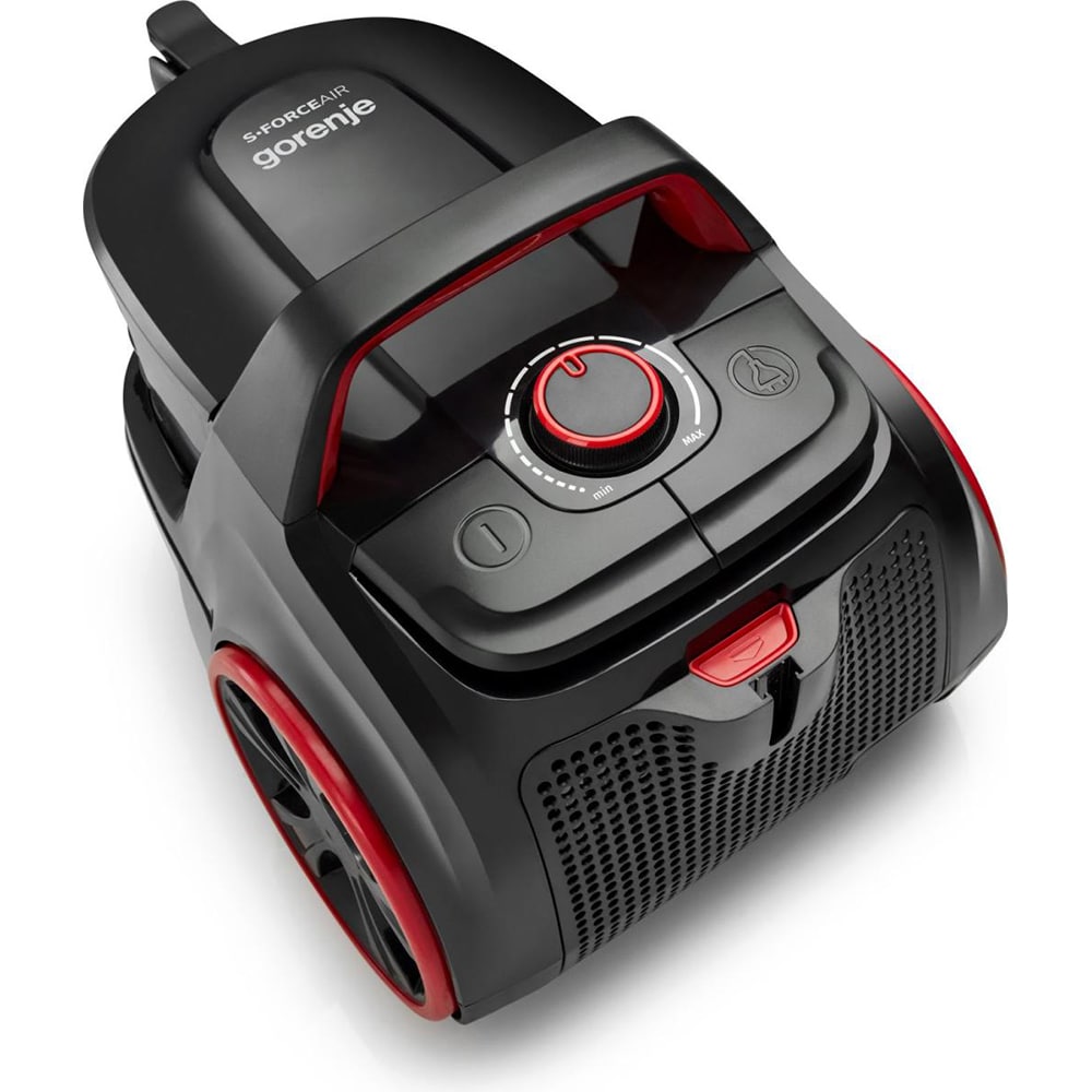 Aspirator fara sac GORENJE VC1801SFABKR, 3l, 850W, 78dB, rosu-negru