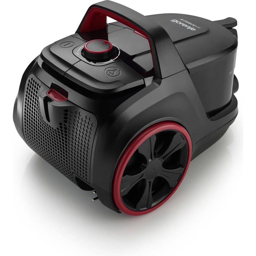 Aspirator fara sac GORENJE VC1801SFABKR, 3l, 850W, 78dB, rosu-negru