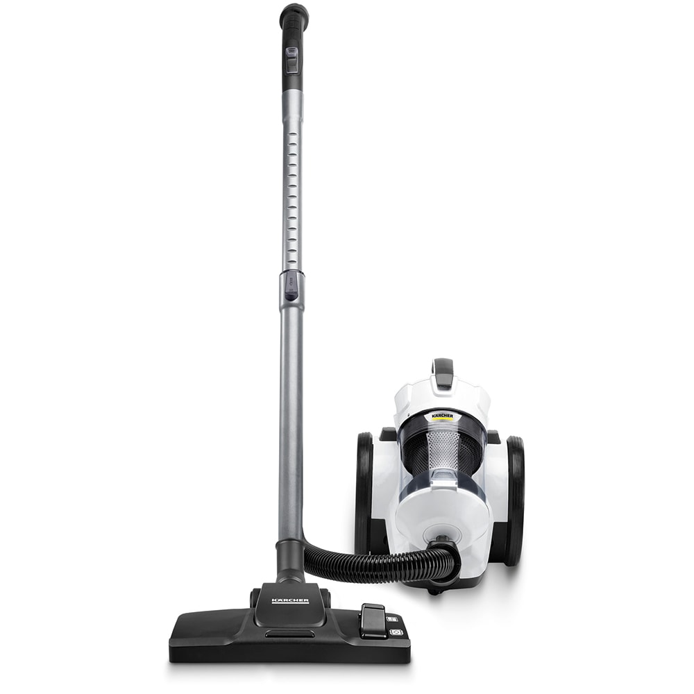 Aspirator fara sac KARCHER VC 3, 0.9l, 700W, 76dB, alb-negru