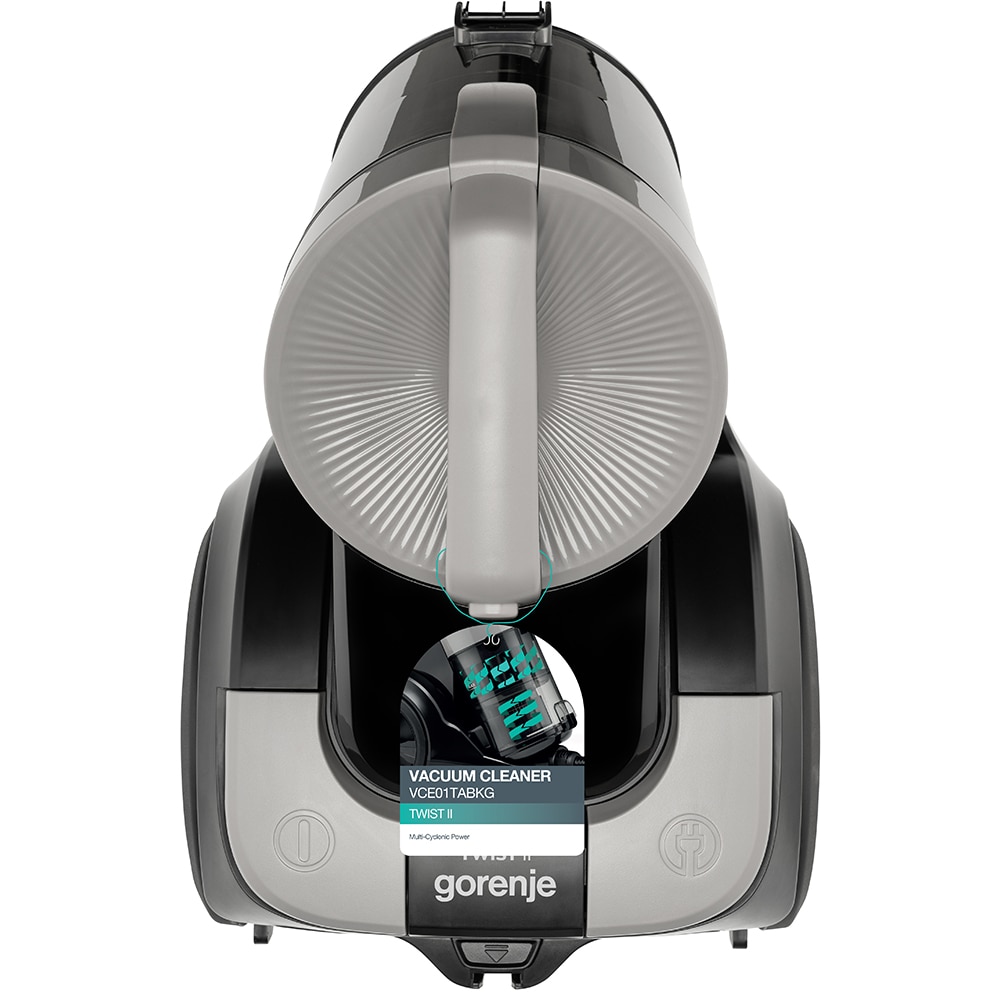 Aspirator fara sac GORENJE VCE01TABKG, 3.3l, 850W, 79dB, gri-negru