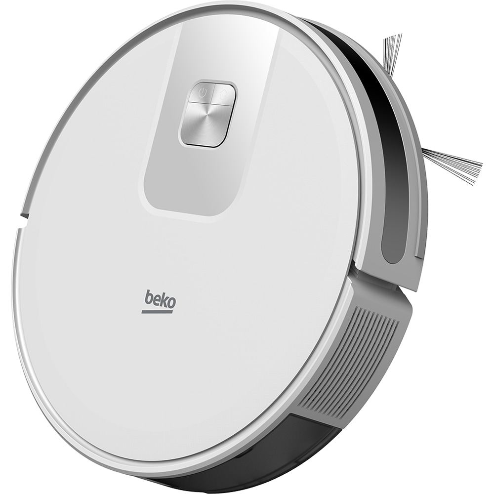 Aspirator robot BEKO VRR60314VW, 0.4l, autonomie max 150 min, Wi-Fi, functie mop, alb