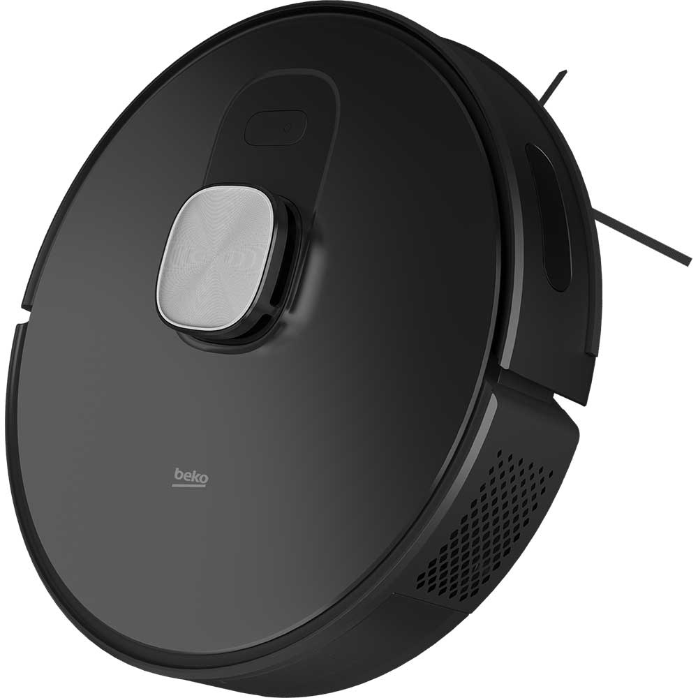 Aspirator robot BEKO VRR70214VB, 0.4l, autonomie max 150 min, Wi-Fi, functie mop, negru