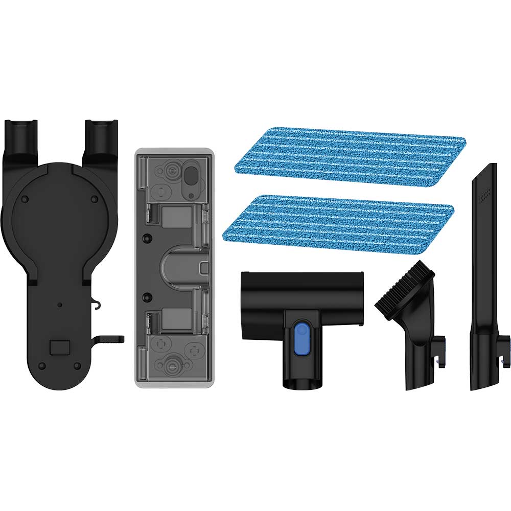 Aspirator vertical BEKO ErgoClean VRT61225VW, 0.55l, 25.2V, autonomie max 45 min, argintiu-negru