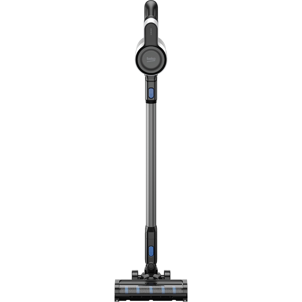 Aspirator vertical BEKO ErgoClean VRT61225VW, 0.55l, 25.2V, autonomie max 45 min, argintiu-negru