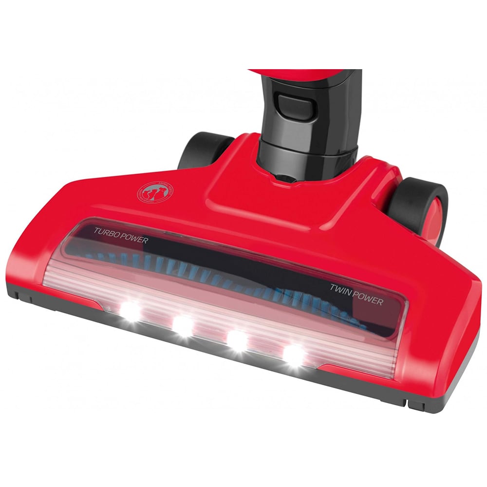 Aspirator vertical BEKO VRT61814VR, 0.5l, 14.4V, autonomie max 45 min, PerformCyclone, rosu-negru