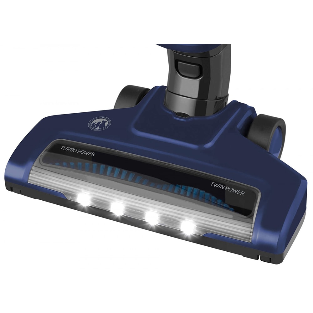 Aspirator vertical BEKO VRT61821VD, 0.5l, 21.6V, autonomie max 70 min, PerformCyclone, albastru inchis-negru