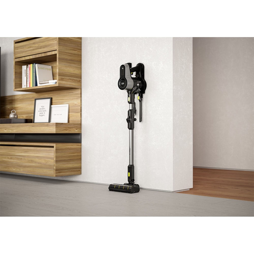 Aspirator vertical BEKO ErgoClean PRO VRT84225VI, 0.55l, 25.2V, autonomie max 45 min, negru-gri