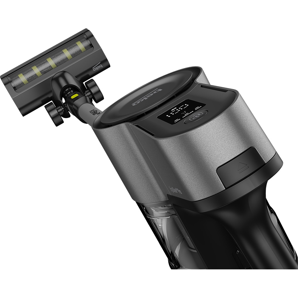 Aspirator vertical BEKO ErgoClean PRO VRT84225VI, 0.55l, 25.2V, autonomie max 45 min, negru-gri