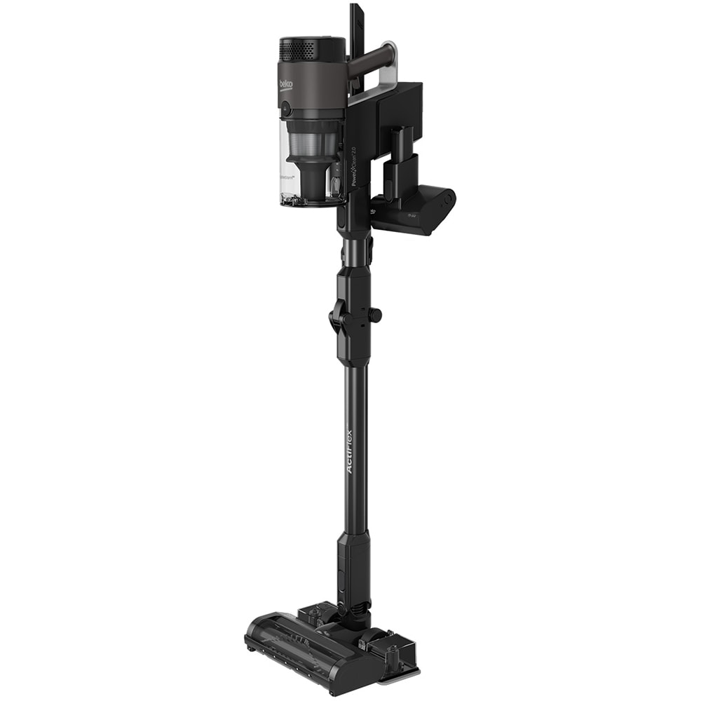 Aspirator vertical 2in1 BEKO PowerClean VRT86325VI, 0.5l, 25.2V, autonomie max 60 min, ActiFlex, negru