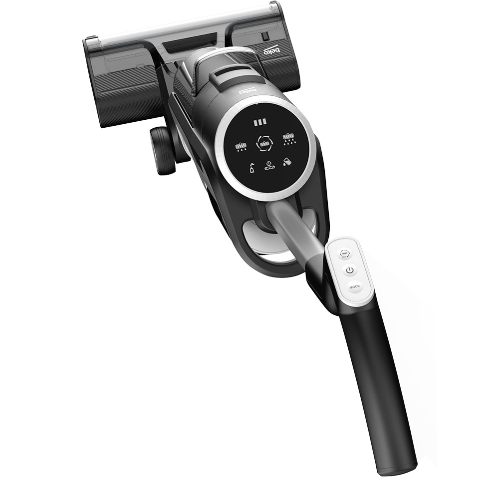 Aspirator vertical 3in1 cu mop BEKO VRW80318VB, 0.5l, 18V, autonomie max 25 min, negru-argintiu